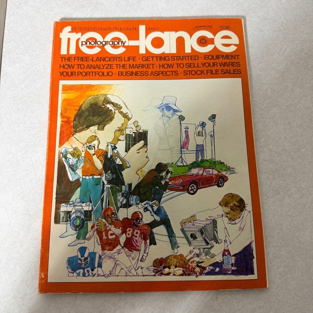 Vintage 1975 Petersen's How-To Photographic Library Free-lance Photography Book